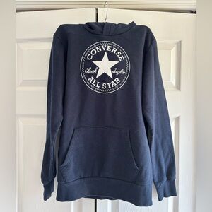 Navy blue converse hoodie. Excellent  condition!
